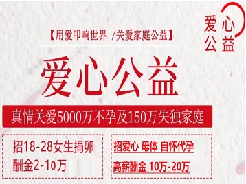 阿城捐卵助孕生子 爱心志愿者招募